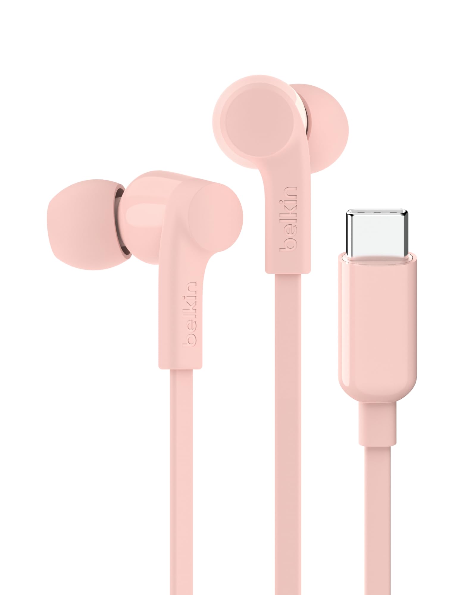Belkin SoundForm Wired Earphones with Earbuds with Mic Headphones for iPhone iPad Galaxy Android and More with Connector Pink USB-C Connector, In-Ear
Belkin SoundForm Wired Earphones with Earbuds with Mic Headphones for iPhone iPad Galaxy Android and More with Connector Pink USB-C Connector, In-Ear