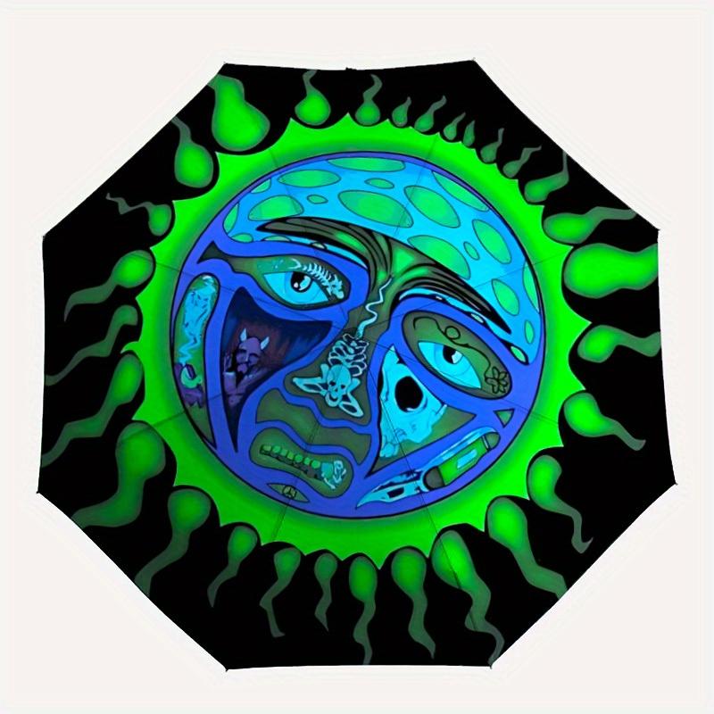 1pc Psychedelic Sun Automatic Open/close Folding Umbrella, Compact Portable Travel Umbrella, Perfect Birthday/Christmas, Cute Umbrella, Dura
1pc Psychedelic Sun Automatic Open/close Folding Umbrella, Compact Portable Travel Umbrella, Perfect Birthday/Christmas, Cute Umbrella, Dura