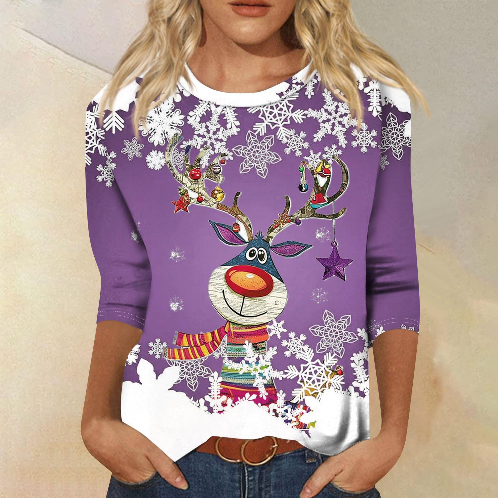 Женская модная повседневная свободная футболка с круглым вырезом и рукавами 3/4 с принтом, женский топ M винный
Женская модная повседневная свободная футболка с круглым вырезом и рукавами 3/4 с принтом, женский топ M винный