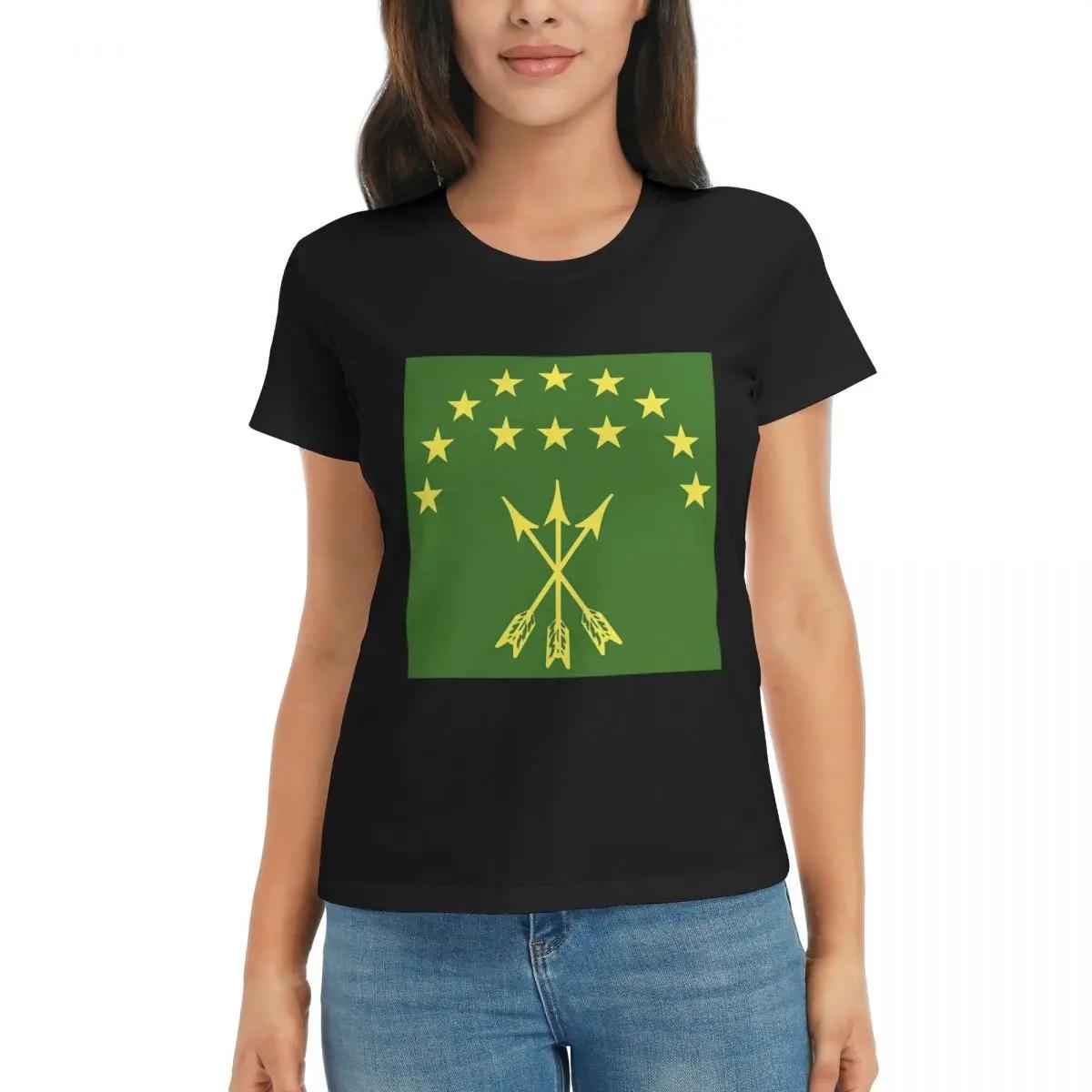 Women TShirt Adiga Flag Gift For Circassian Great Adygea Summer Short Sleeve Tees Crew Neck T Shirts Clothes Tops Streetwear 4XL
Women TShirt Adiga Flag Gift For Circassian Great Adygea Summer Short Sleeve Tees Crew Neck T Shirts Clothes Tops Streetwear 4XL