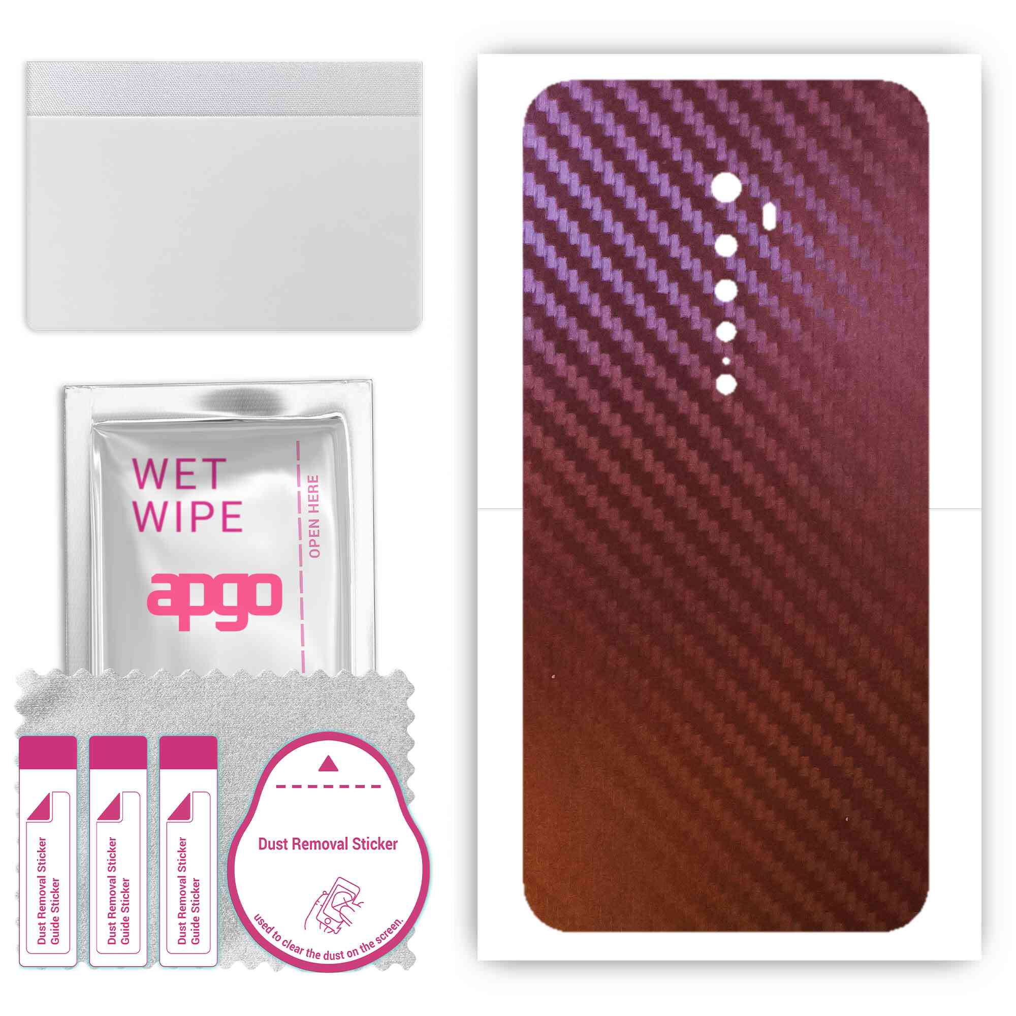 apgo skin sticker film foil vinyl for the BACK compatible with Oppo Reno2, scratch-resistant, easy to install - Carbon Chameleon CAKA5
apgo skin sticker film foil vinyl for the BACK compatible with Oppo Reno2, scratch-resistant, easy to install - Carbon Chameleon CAKA5
