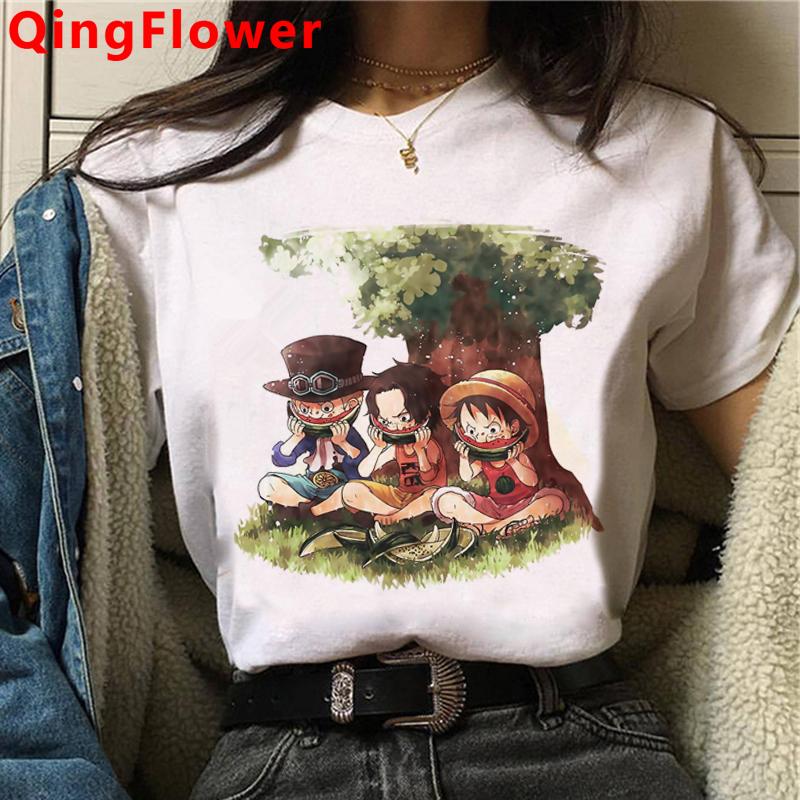 Japanese Anime One Piece Luffy Zoro Harajuku T Shirt Women Funny Cartoon Graphic T-Shirt Ullzang Tshirt 90S Cool Top Tees Female XL
Japanese Anime One Piece Luffy Zoro Harajuku T Shirt Women Funny Cartoon Graphic T-Shirt Ullzang Tshirt 90S Cool Top Tees Female XL