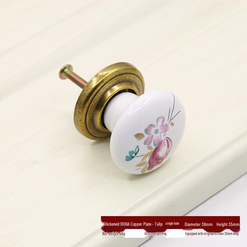 American Country Ceramic Zinc Alloy Cabinet Handle
American Country Ceramic Zinc Alloy Cabinet Handle