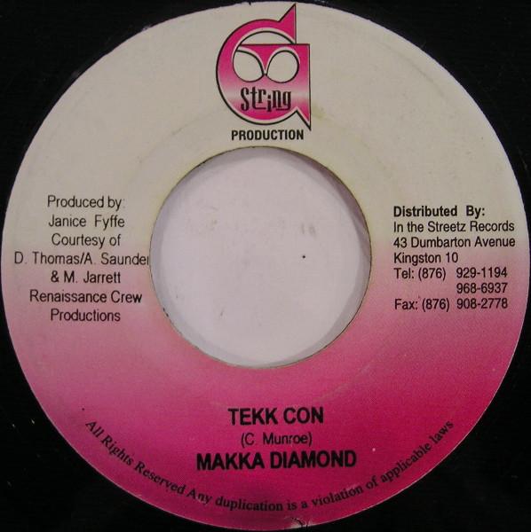 7inch Record MACKA DIAMOND - Tekk Con NONE G-String Produc 2003 Jamaica Reggae, Ska & Dub Used
7inch Record MACKA DIAMOND - Tekk Con NONE G-String Produc 2003 Jamaica Reggae, Ska & Dub Used