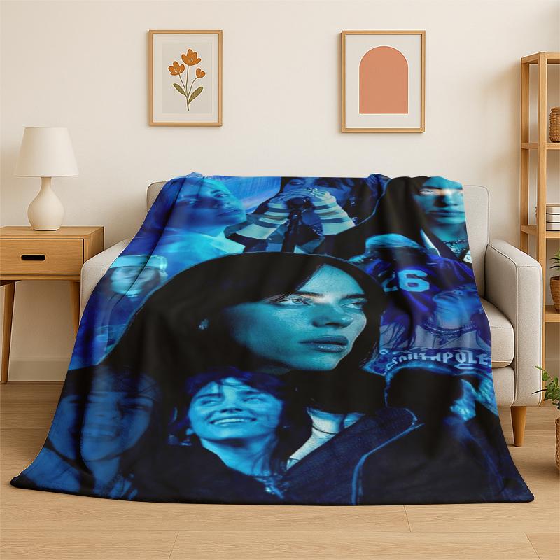 3D Billie Eilish Singer Star Flannel Blanket Soft Warm Throw Blanket for Bedroom Living Room Bed Travel Camping Picnic Gift 75x90cm
3D Billie Eilish Singer Star Flannel Blanket Soft Warm Throw Blanket for Bedroom Living Room Bed Travel Camping Picnic Gift 75x90cm