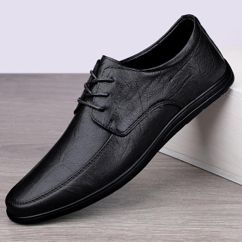 Foreign trade export men s shoes 2025 spring and autumn new men s leather shoes men s breathable soft leather soft sole non-slip casual versatile 38 чорний
Foreign trade export men s shoes 2025 spring and autumn new men s leather shoes men s breathable soft leather soft sole non-slip casual versatile 38 чорний