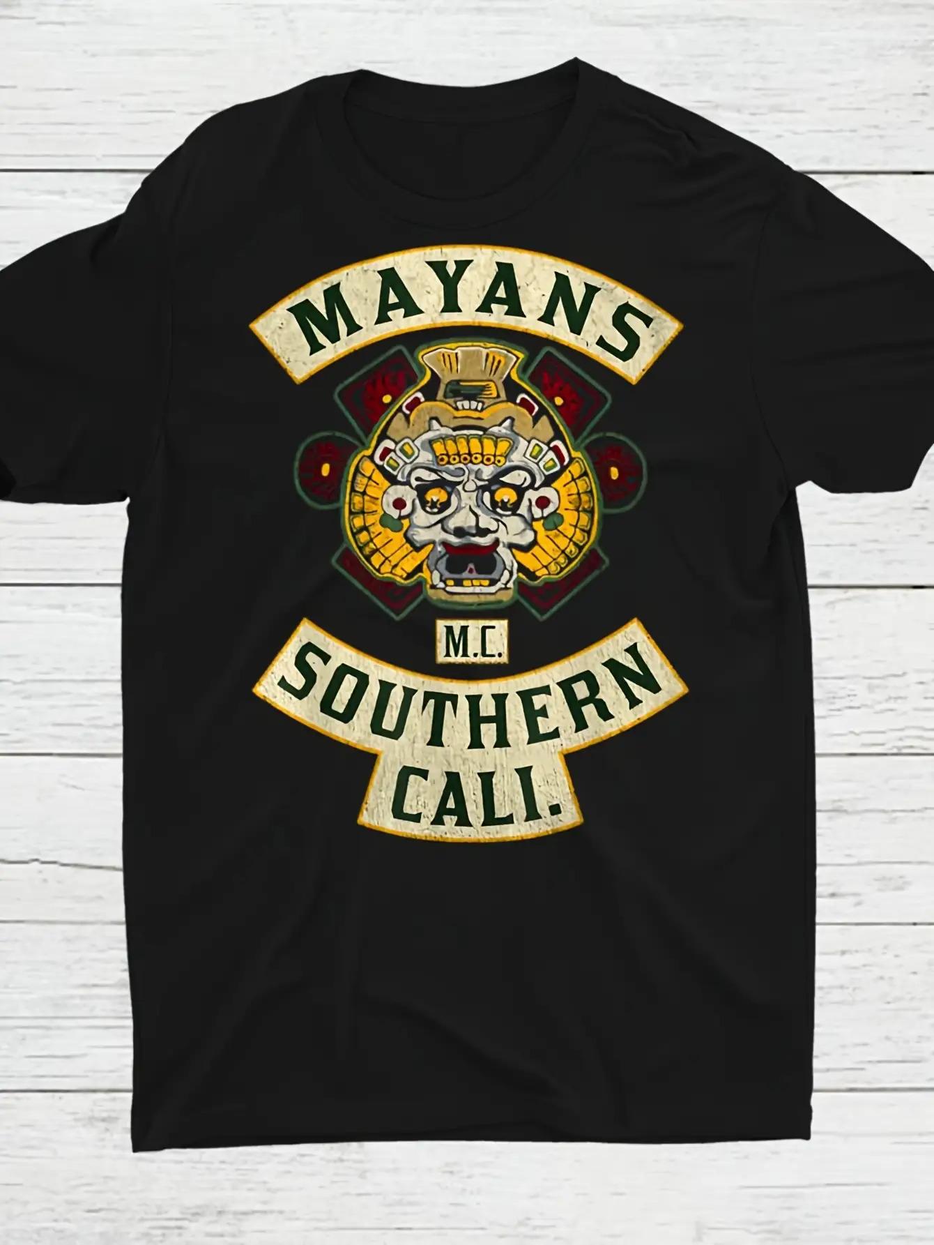 Mayans M.C. TV Show Graphic T-Shirt-Crew Neck Biker Club Design with Mayans Southern California Print L
Mayans M.C. TV Show Graphic T-Shirt-Crew Neck Biker Club Design with Mayans Southern California Print L