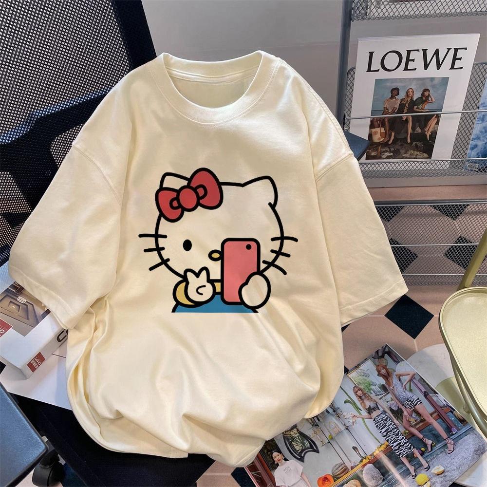 Cartoon Kitty Cat Cotton Shortsleeved Tshirt Unisexs and Womens Summer Printing Versatile Casual Loose Top Clothing 2026 S
Cartoon Kitty Cat Cotton Shortsleeved Tshirt Unisexs and Womens Summer Printing Versatile Casual Loose Top Clothing 2026 S
