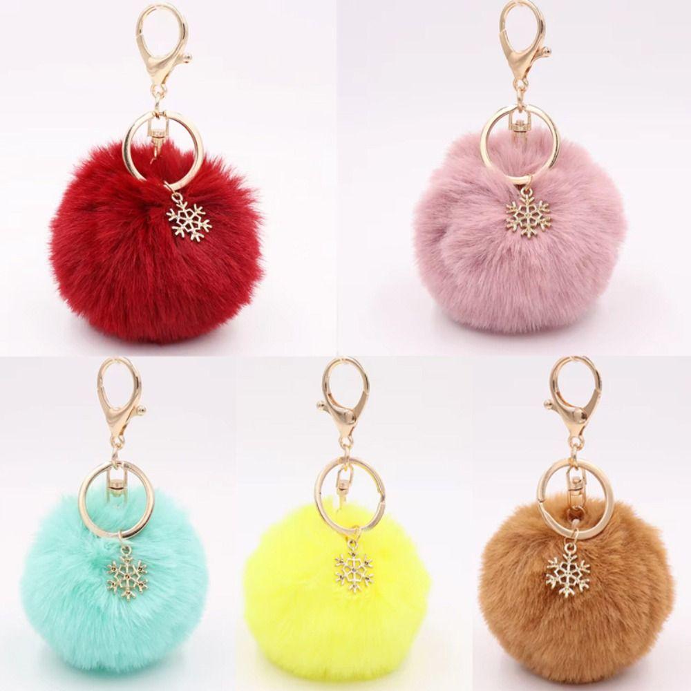 Snowflake Pompom Pendant Bag Charm Plush Ball Keyring Fashion Fur Ball Key Chain Jewelry Gift White
Snowflake Pompom Pendant Bag Charm Plush Ball Keyring Fashion Fur Ball Key Chain Jewelry Gift White