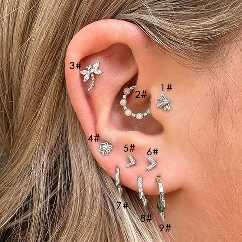 1PC Vintage Y2K Mini Simple Bees Earring For Women Helix Cubic Zircon Gold Color Exquisite Insect Flat V Shaped Stud Earring 1-1pc&Earrings&Ears
1PC Vintage Y2K Mini Simple Bees Earring For Women Helix Cubic Zircon Gold Color Exquisite Insect Flat V Shaped Stud Earring 1-1pc&Earrings&Ears