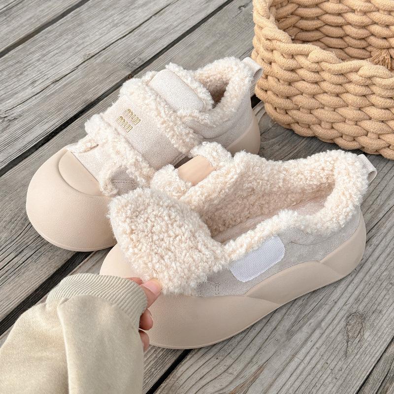 Bread shoes women s velvet women s shoes autumn and winter shoes cotton shoes 2026 new with wide-leg pants big head shoes sports and leisure shoes 40 бежевий
Bread shoes women s velvet women s shoes autumn and winter shoes cotton shoes 2026 new with wide-leg pants big head shoes sports and leisure shoes 40 бежевий