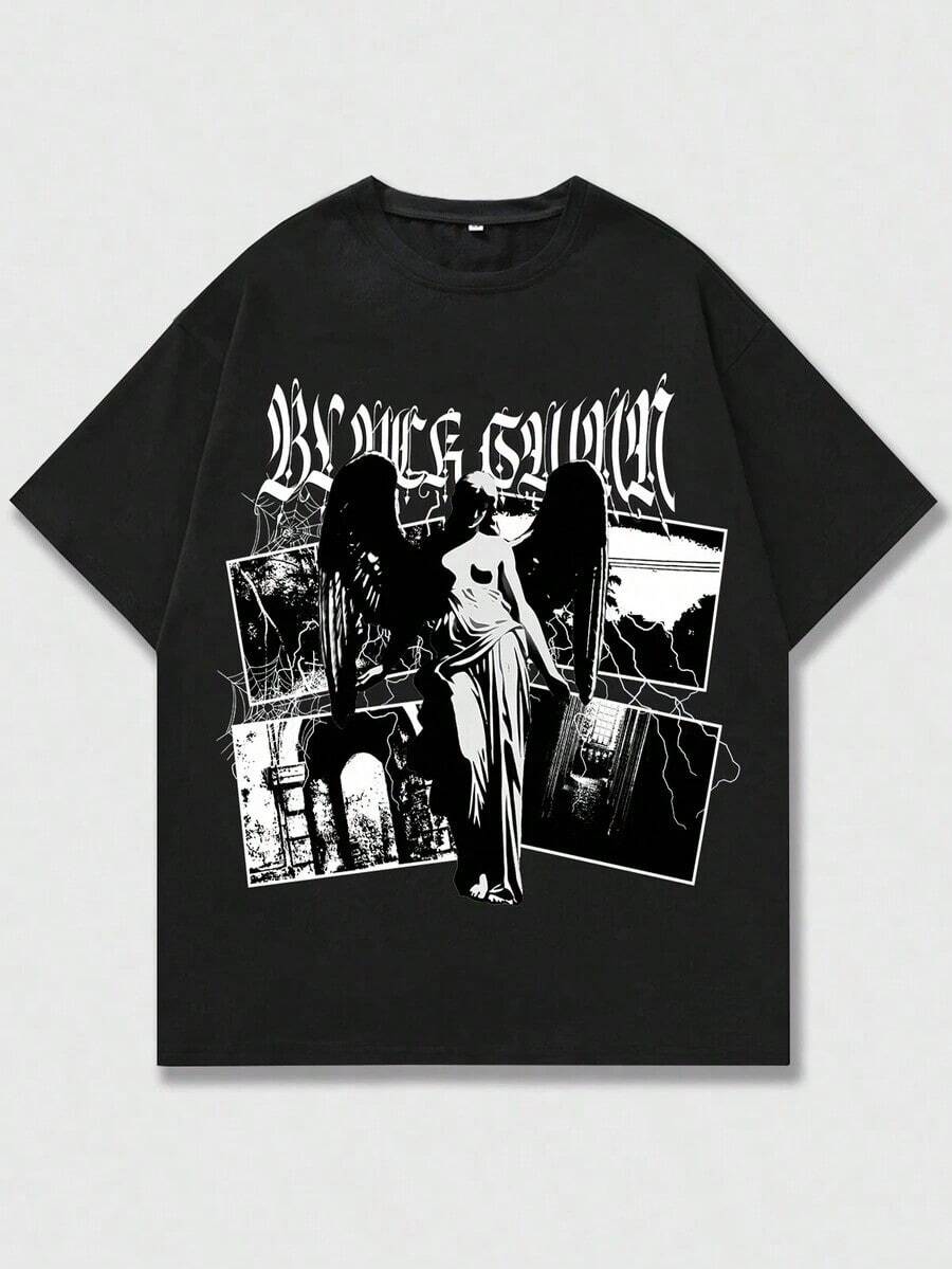 Street Style Unisexs TShirt with Bold Letter Prints for Casual Wear 4XL
Street Style Unisexs TShirt with Bold Letter Prints for Casual Wear 4XL
