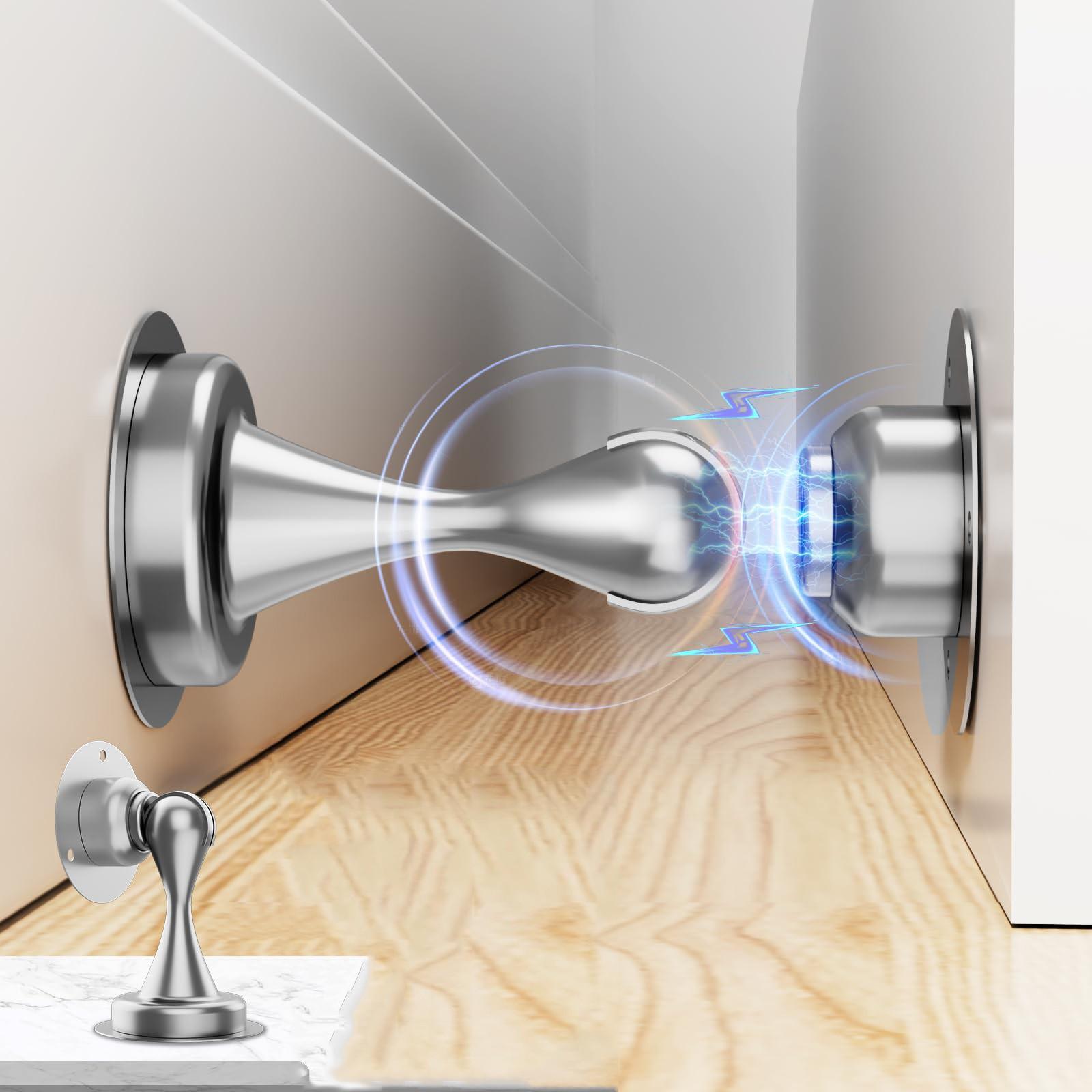 Дверные стопоры из нержавеющей стали для нижней части двери | Магнитный дверной стопор для настенного и напольного монтажа | Дверной фиксатор без сверления One Size серебряный
Дверные стопоры из нержавеющей стали для нижней части двери | Магнитный дверной стопор для настенного и напольного монтажа | Дверной фиксатор без сверления One Size серебряный