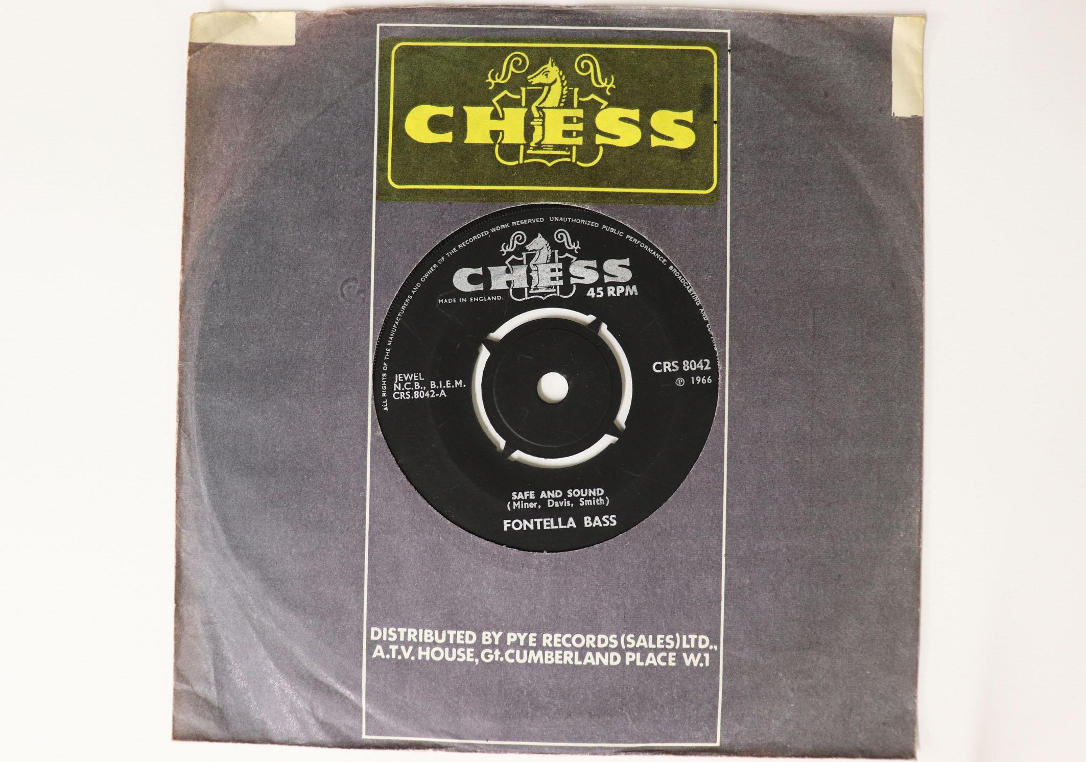 7inch Record FONTELLA BASS Safe And Sound Youll Never Ever CRS8042 CHESS 1966 UK SoulFunk Used
7inch Record FONTELLA BASS Safe And Sound Youll Never Ever CRS8042 CHESS 1966 UK SoulFunk Used