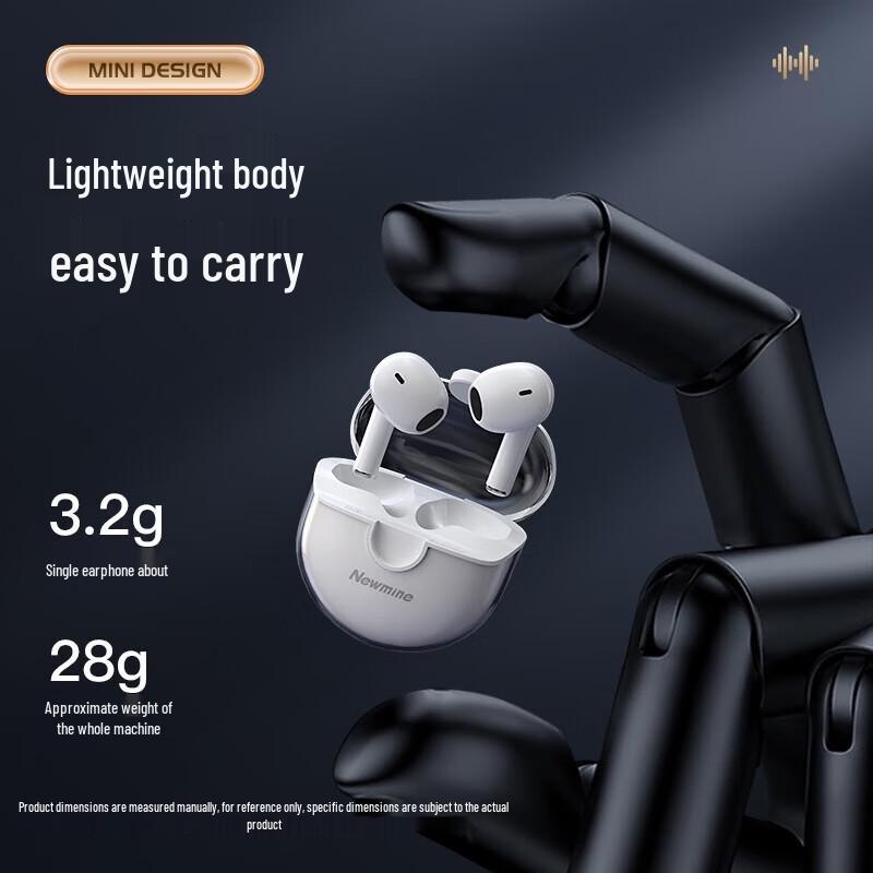 Newmine LY06 Mini True Wireless Half In-Ear Earbuds
Newmine LY06 Mini True Wireless Half In-Ear Earbuds