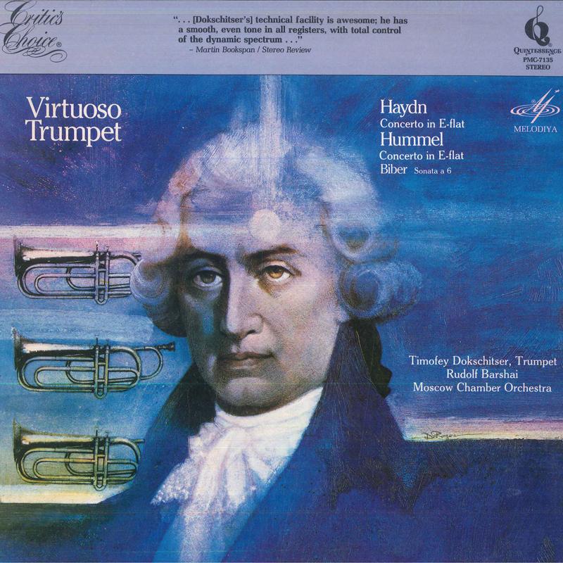 LP Record HAYDN BIBER HUMMEL TIMOFEY DOKSC Virtuoso Trumpet PMC7135 MELODIYA QUINT US Classical Used
LP Record HAYDN BIBER HUMMEL TIMOFEY DOKSC Virtuoso Trumpet PMC7135 MELODIYA QUINT US Classical Used