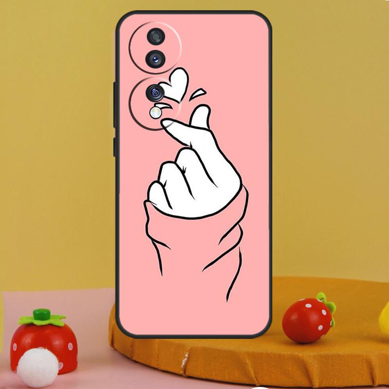 Korean Finger Heart Love Case For Honor 200 Magic 5 6 Pro X9c X9a X8a X7a X6a X7 X8 X9 X8b X9b 50 70 90 Lite Cover Honor X9c
Korean Finger Heart Love Case For Honor 200 Magic 5 6 Pro X9c X9a X8a X7a X6a X7 X8 X9 X8b X9b 50 70 90 Lite Cover Honor X9c