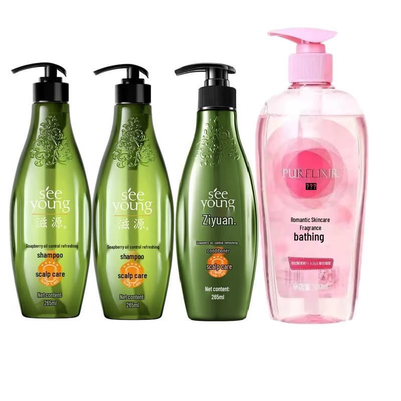 Seeyoung Sapindus Oil Control Refreshing Wash & Care Set
Seeyoung Sapindus Oil Control Refreshing Wash & Care Set