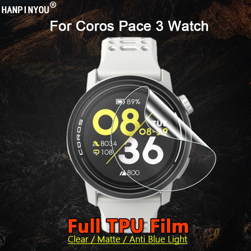 2 шт. Для Coros Pace 3 2 Watch Clear / Matte / Anti Blue Light Soft TPU Film Protector - не стекло
2 шт. Для Coros Pace 3 2 Watch Clear / Matte / Anti Blue Light Soft TPU Film Protector - не стекло