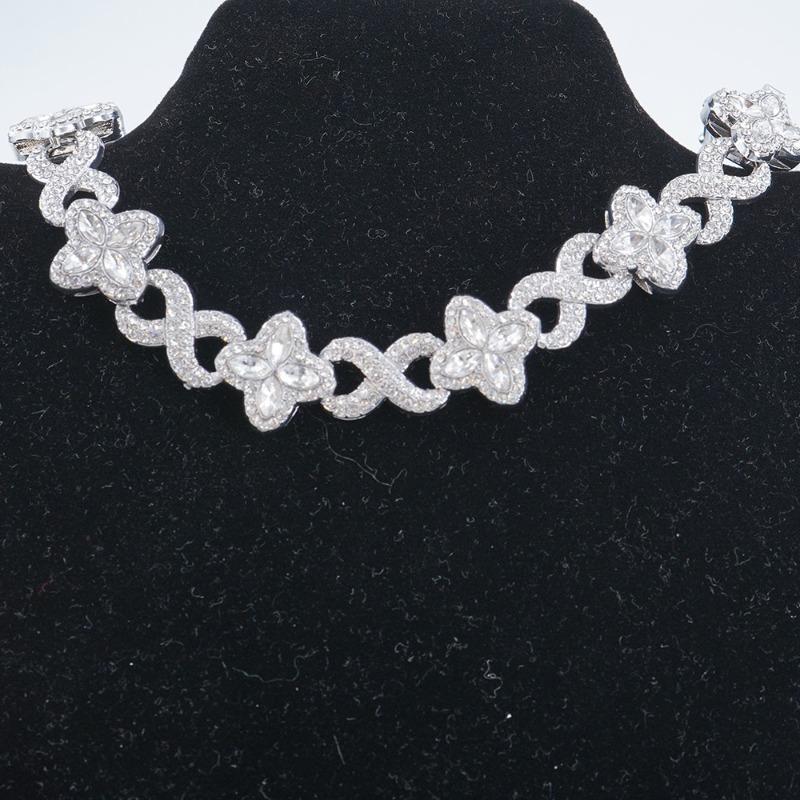 Hot-selling four-leaf clover splicing, word Cuban chain necklace trendy cool ruffian handsome high-end colored men s and women s necklaces 8inch
Hot-selling four-leaf clover splicing, word Cuban chain necklace trendy cool ruffian handsome high-end colored men s and women s necklaces 8inch