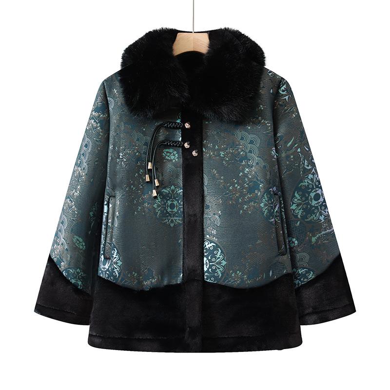 2025 New Style Women s Thickened Warm Faux Fur Coat for Moms and Elderly 2XL (105-120 kg) темно-зелений колір
2025 New Style Women s Thickened Warm Faux Fur Coat for Moms and Elderly 2XL (105-120 kg) темно-зелений колір