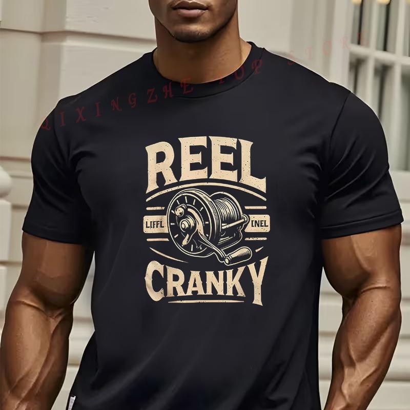 Outdoor Mens Pure Cotton Clothing Fun Fishing Reel Text Game TShirt Casual Short Sleeve Tees 4XL
Outdoor Mens Pure Cotton Clothing Fun Fishing Reel Text Game TShirt Casual Short Sleeve Tees 4XL