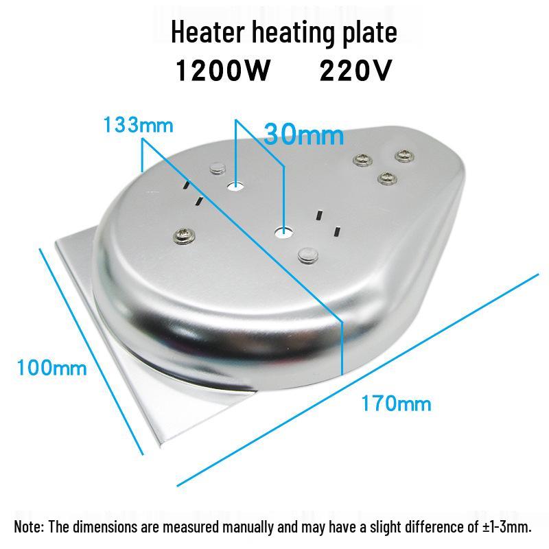 1000W Ceramic Heater Fan with U-shaped Nichrome Element
1000W Ceramic Heater Fan with U-shaped Nichrome Element