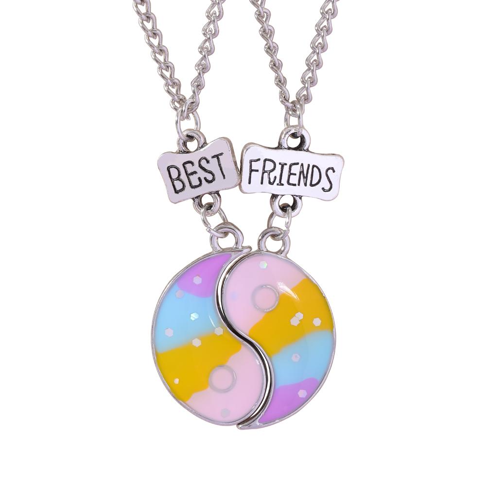 2 Pcs/Set Colorful Yin Yang Tai Chi Bagua Best Friends Necklace Puzzle Round Enamel Taiji Choker For Girls Boys Friendship Gift 50cm
2 Pcs/Set Colorful Yin Yang Tai Chi Bagua Best Friends Necklace Puzzle Round Enamel Taiji Choker For Girls Boys Friendship Gift 50cm