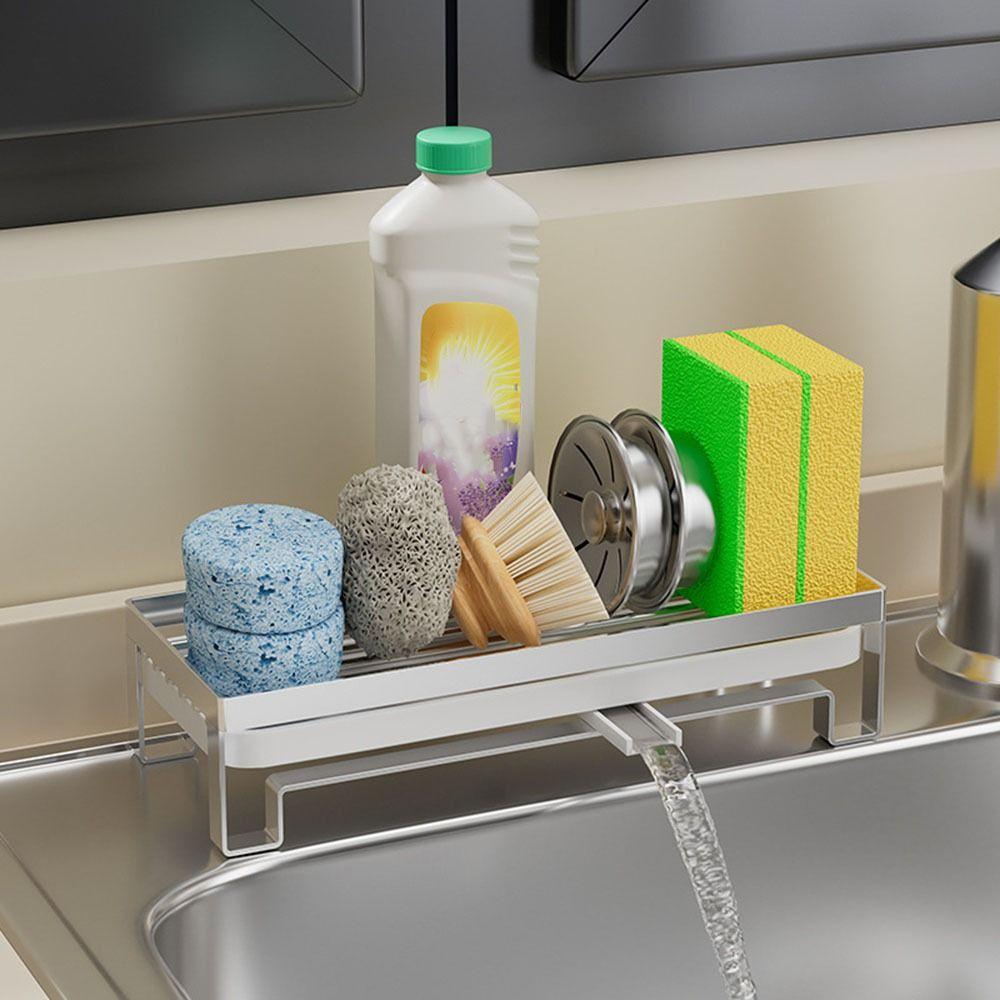 Stainless Steel Soap Sponge Holder Self-Draining Cleaning Brush Organizer for Home чёрный
Stainless Steel Soap Sponge Holder Self-Draining Cleaning Brush Organizer for Home чёрный