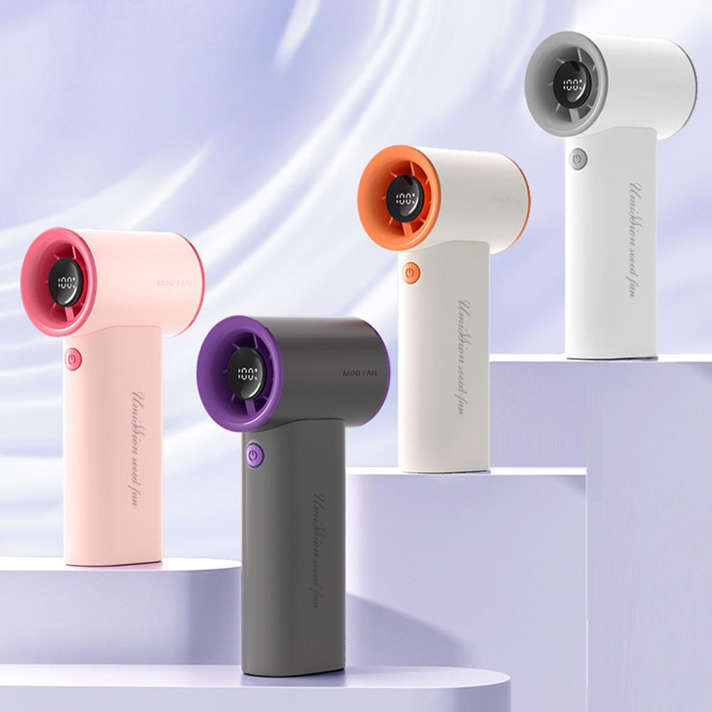 4000mAh 199 Gears Mini Handheld Fan Outdoor Portable High-Speed Turbo Fan USB Charging помаранчевий/білий
4000mAh 199 Gears Mini Handheld Fan Outdoor Portable High-Speed Turbo Fan USB Charging помаранчевий/білий