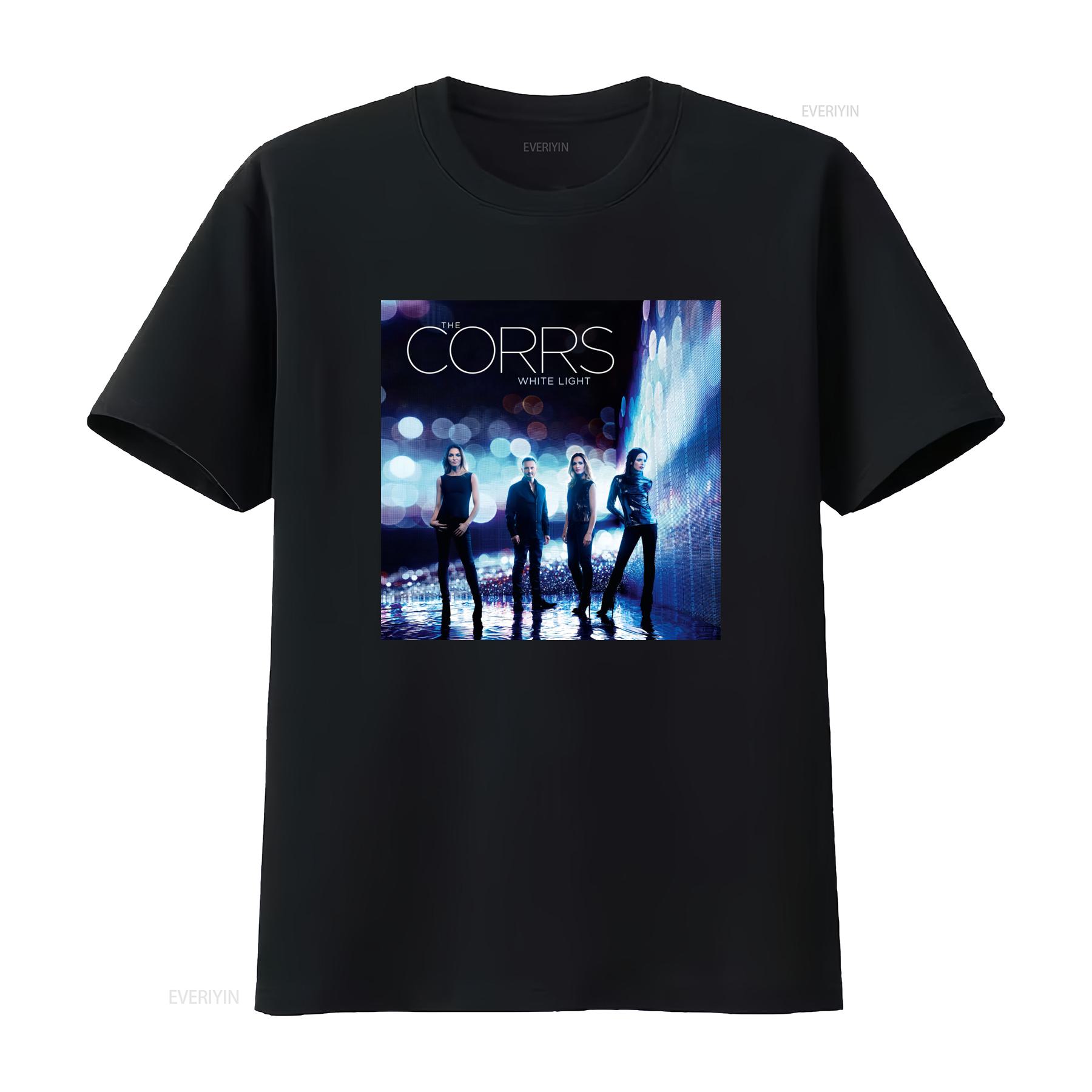 The Corrs Band White Light Album T Shirt Black Cotton All Sizes vintage Washed Slightly Casual Unisex designer clothes Soft 4XL
The Corrs Band White Light Album T Shirt Black Cotton All Sizes vintage Washed Slightly Casual Unisex designer clothes Soft 4XL