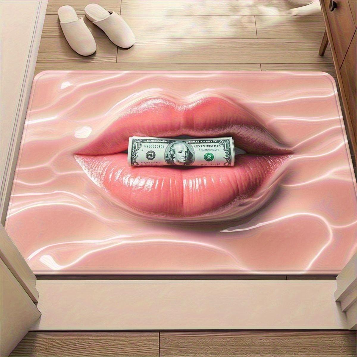 1pc 2D Printed Home Doormat, Pink Lips Detail Floor Mat- Fashionable Absorbent Floor Mat, Suitable for Bathroom, Bedroom or Livi 40x60cm
1pc 2D Printed Home Doormat, Pink Lips Detail Floor Mat- Fashionable Absorbent Floor Mat, Suitable for Bathroom, Bedroom or Livi 40x60cm