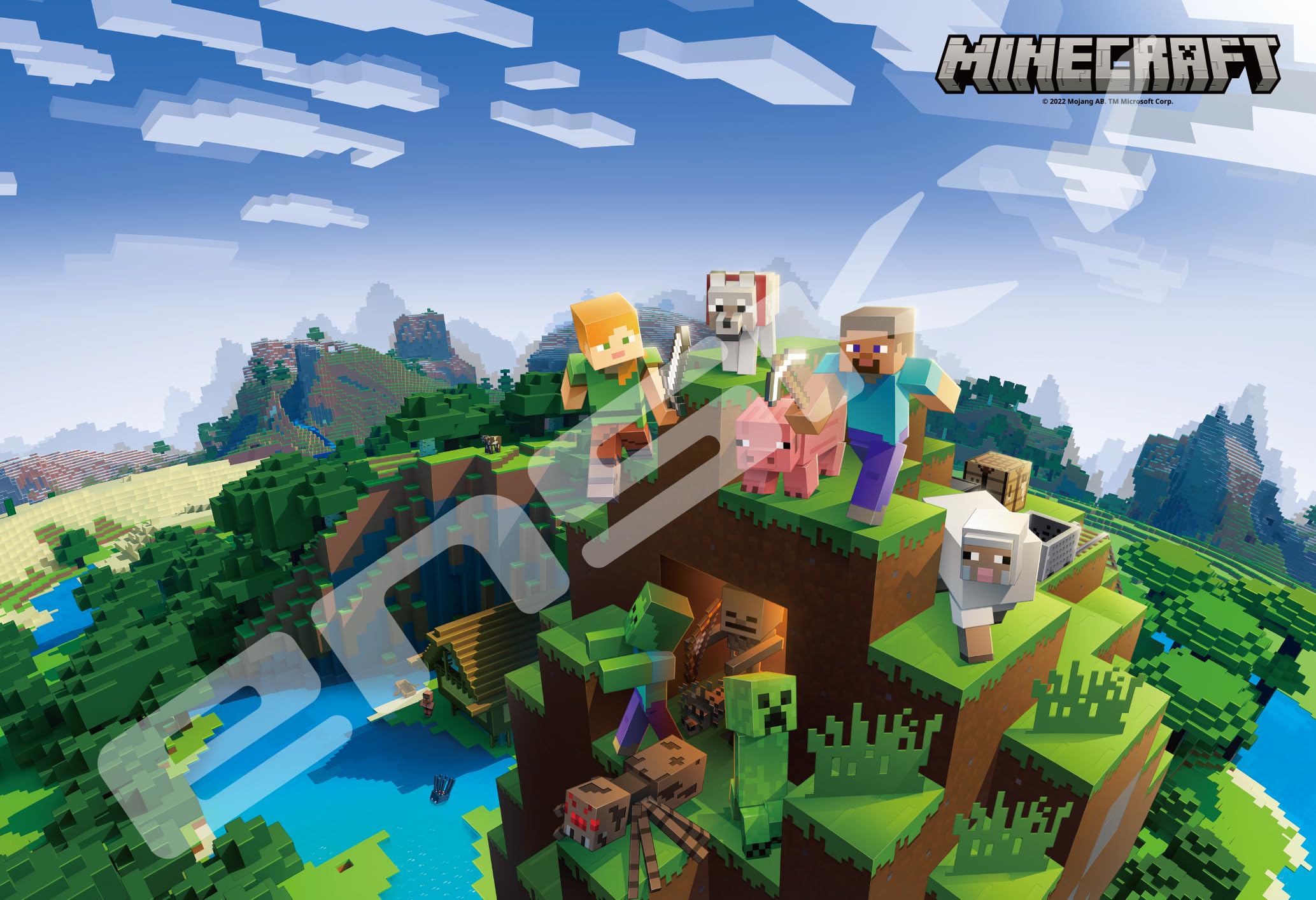 ENSKY MINECRAFT Світ 26x38см Пазл 300 Елементів Вік 3+, (300-1921)
ENSKY MINECRAFT Світ 26x38см Пазл 300 Елементів Вік 3+, (300-1921)