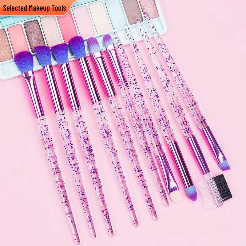 10-Piece Eye Makeup Brush Set: Beginner-Friendly Eyeshadow, Eyebrow, Blending & Makeup Brushes. фіолетовий
10-Piece Eye Makeup Brush Set: Beginner-Friendly Eyeshadow, Eyebrow, Blending & Makeup Brushes. фіолетовий