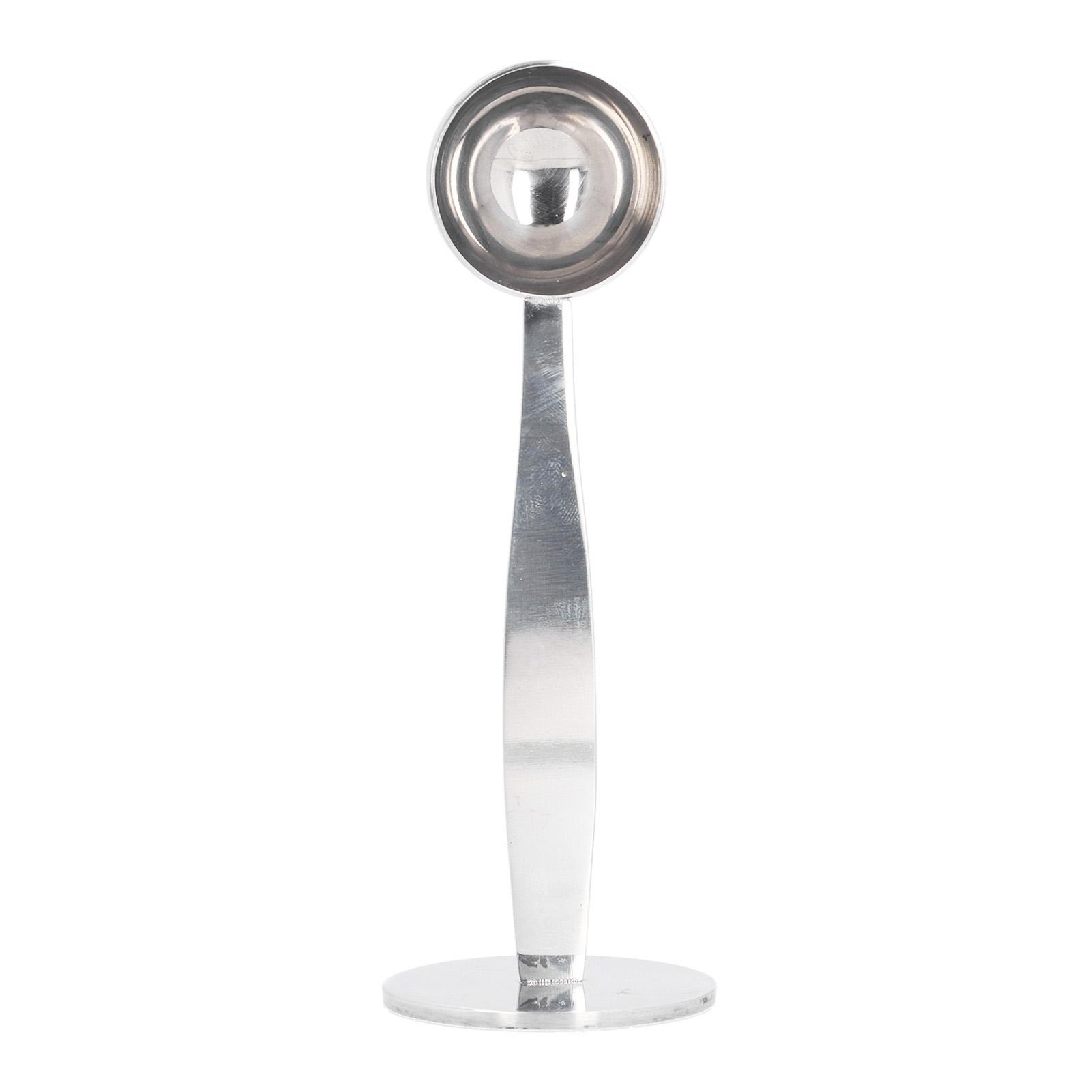 Stainless Steel Coffee Tamper Spoon Coffee Bean Scoop Double End 2 in 1 Coffee Powder Spoon