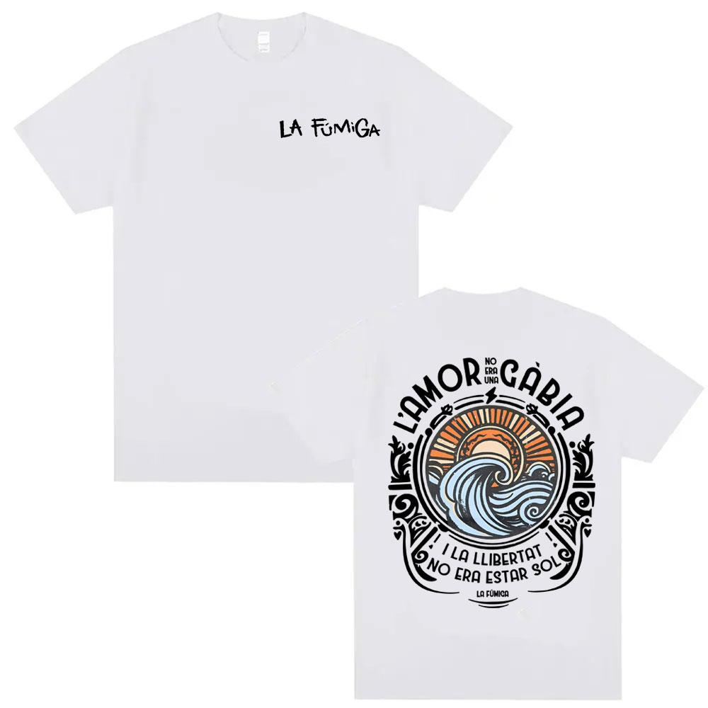 Band La Fumiga Llibertat Album Merch Summer Mens Tshirt Harajuku Gothic Luxury Fashion High Quality Comfortable Cotton Tshirt M
Band La Fumiga Llibertat Album Merch Summer Mens Tshirt Harajuku Gothic Luxury Fashion High Quality Comfortable Cotton Tshirt M