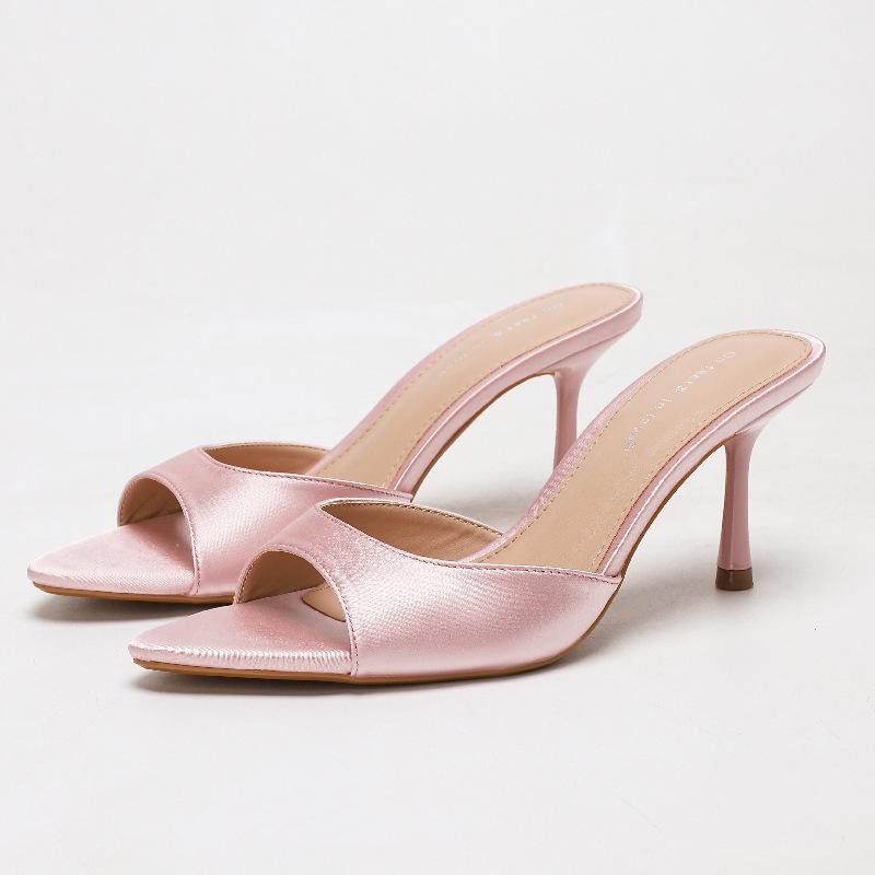 Spring/Summer Pointed Toe Stiletto Silk Slides: Women s Open-Toe Fashionable High Heel Sandals 36 розовый
Spring/Summer Pointed Toe Stiletto Silk Slides: Women s Open-Toe Fashionable High Heel Sandals 36 розовый