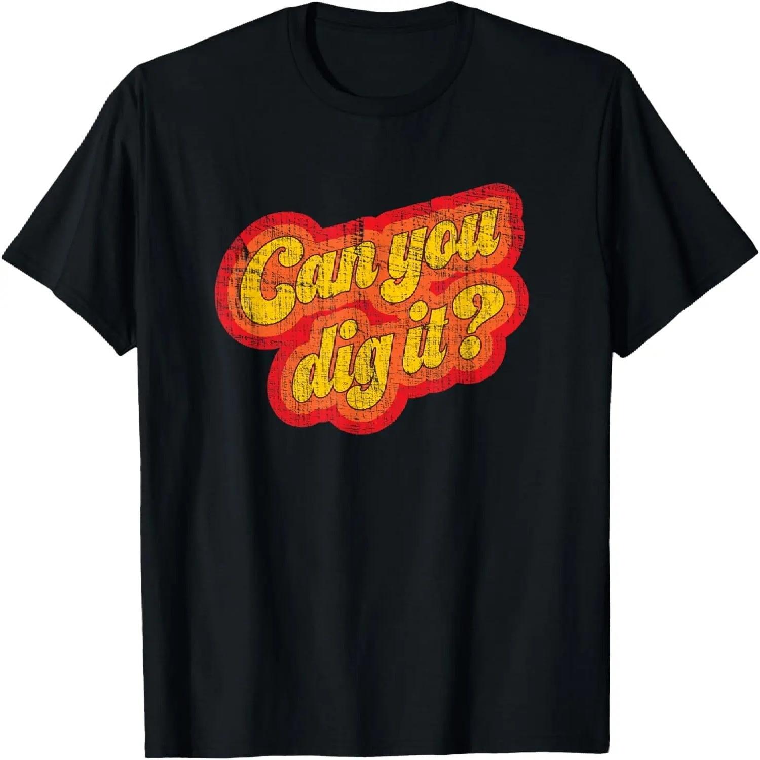 Vintage 1970s _Can You Dig It__ Distressed T-Shirt S чёрный
Vintage 1970s _Can You Dig It__ Distressed T-Shirt S чёрный