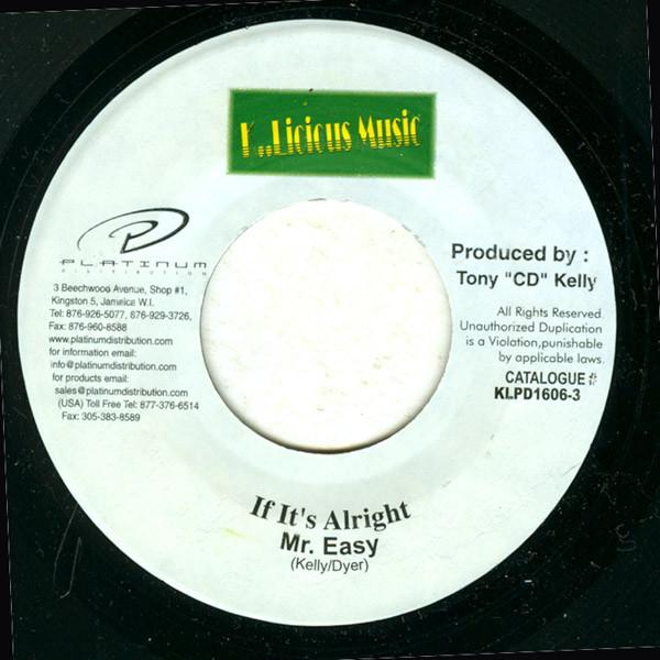 7inch Record MR. EASY / VOICEMAIL - If It s Alright / Bounce Hard KLPD16063 K..Licious Musi 2003 Jamaica Reggae, Ska & Dub Used
7inch Record MR. EASY / VOICEMAIL - If It s Alright / Bounce Hard KLPD16063 K..Licious Musi 2003 Jamaica Reggae, Ska & Dub Used