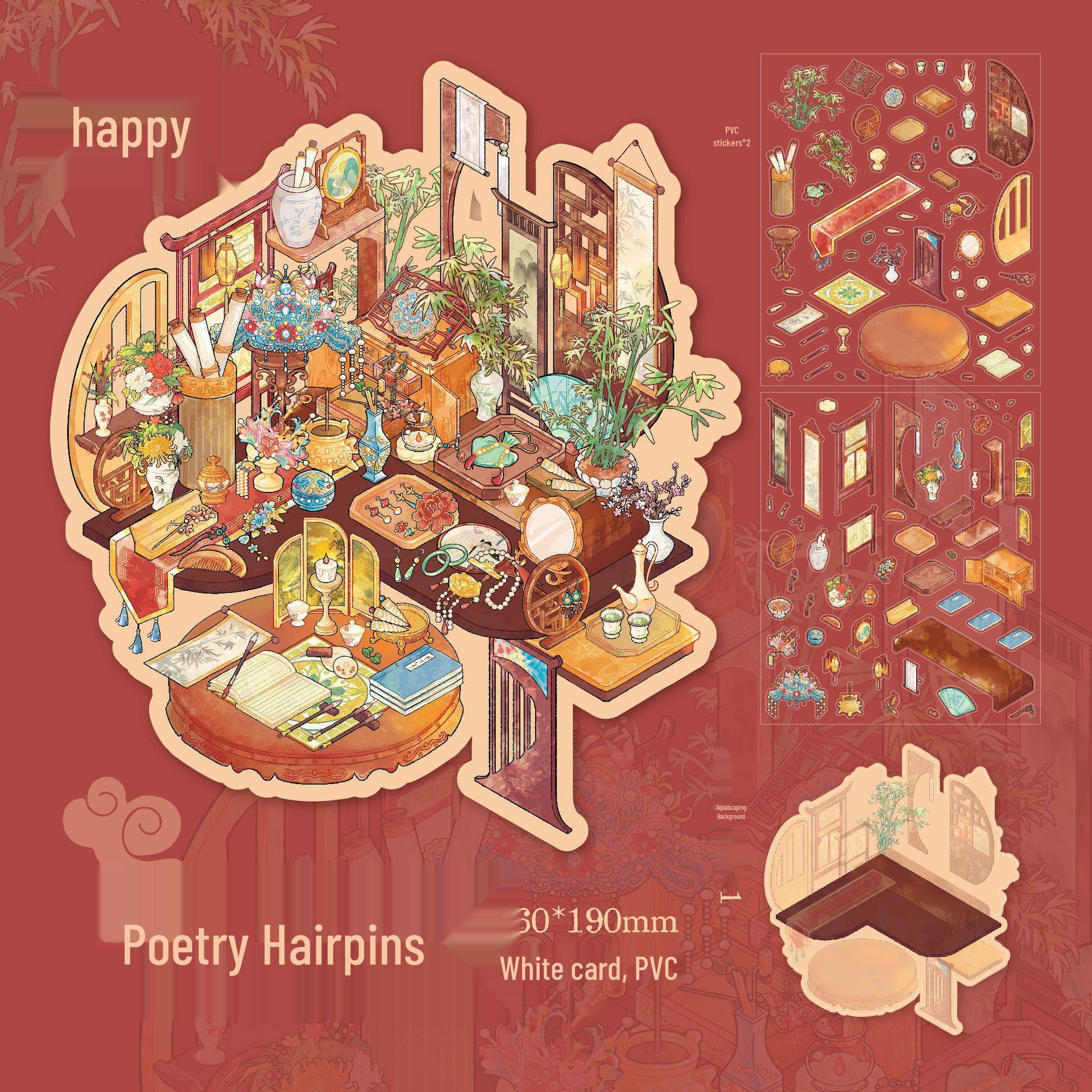 Mr. Paper Fairy Tale 3D Landscape Sticker - Creative DIY Gift for Students
Mr. Paper Fairy Tale 3D Landscape Sticker - Creative DIY Gift for Students