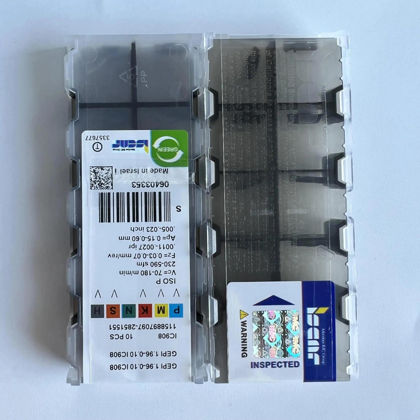 ISCAR / GEPI1.96-0.10 IC908 /Industrial indexable Carbide Inserts 10 PCS
ISCAR / GEPI1.96-0.10 IC908 /Industrial indexable Carbide Inserts 10 PCS