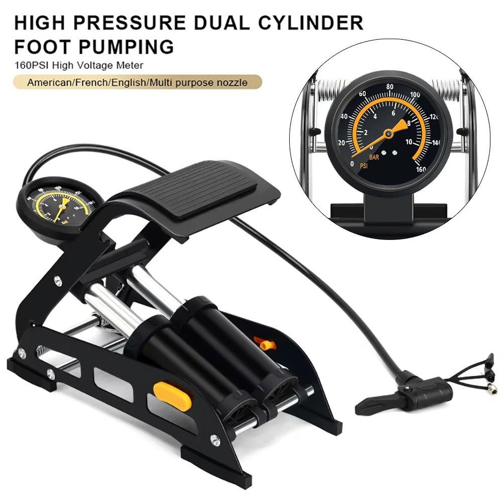 1Pcs High Pressure Bike Foot Pump MAX 160PSI Pedal Inflator For Basketball Motorcycle Car
1Pcs High Pressure Bike Foot Pump MAX 160PSI Pedal Inflator For Basketball Motorcycle Car