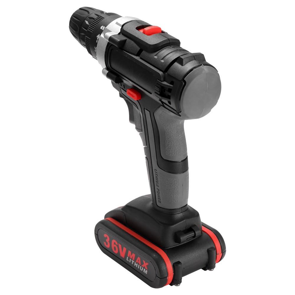 36V Multifunctional Electric Impact Cordless Drill High-power Lithium Battery Wireless Rechargeable Hand Drills Home DIY Electric Power Tools C
36V Multifunctional Electric Impact Cordless Drill High-power Lithium Battery Wireless Rechargeable Hand Drills Home DIY Electric Power Tools C