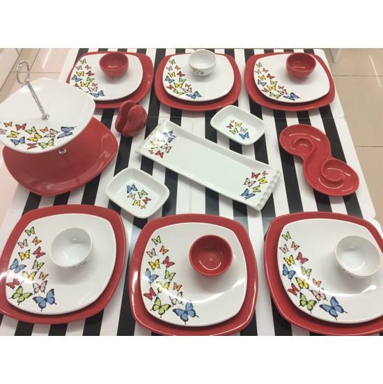 Keramika Butterfly Patterned 24 шт. Керамический набор для завтрака на 6 персон красный
Keramika Butterfly Patterned 24 шт. Керамический набор для завтрака на 6 персон красный