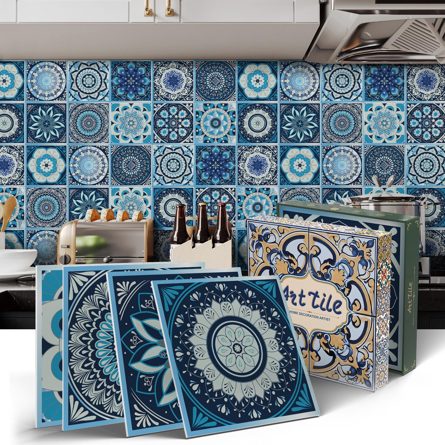 Mandala European Style Tile Self-Adhesive Wall Sticker, Bedroom Kitchen Waterproof And Oil-Proof Wallpaper Pet Wallpaper Tile Sticker 15CMx15CMx12PCS
Mandala European Style Tile Self-Adhesive Wall Sticker, Bedroom Kitchen Waterproof And Oil-Proof Wallpaper Pet Wallpaper Tile Sticker 15CMx15CMx12PCS