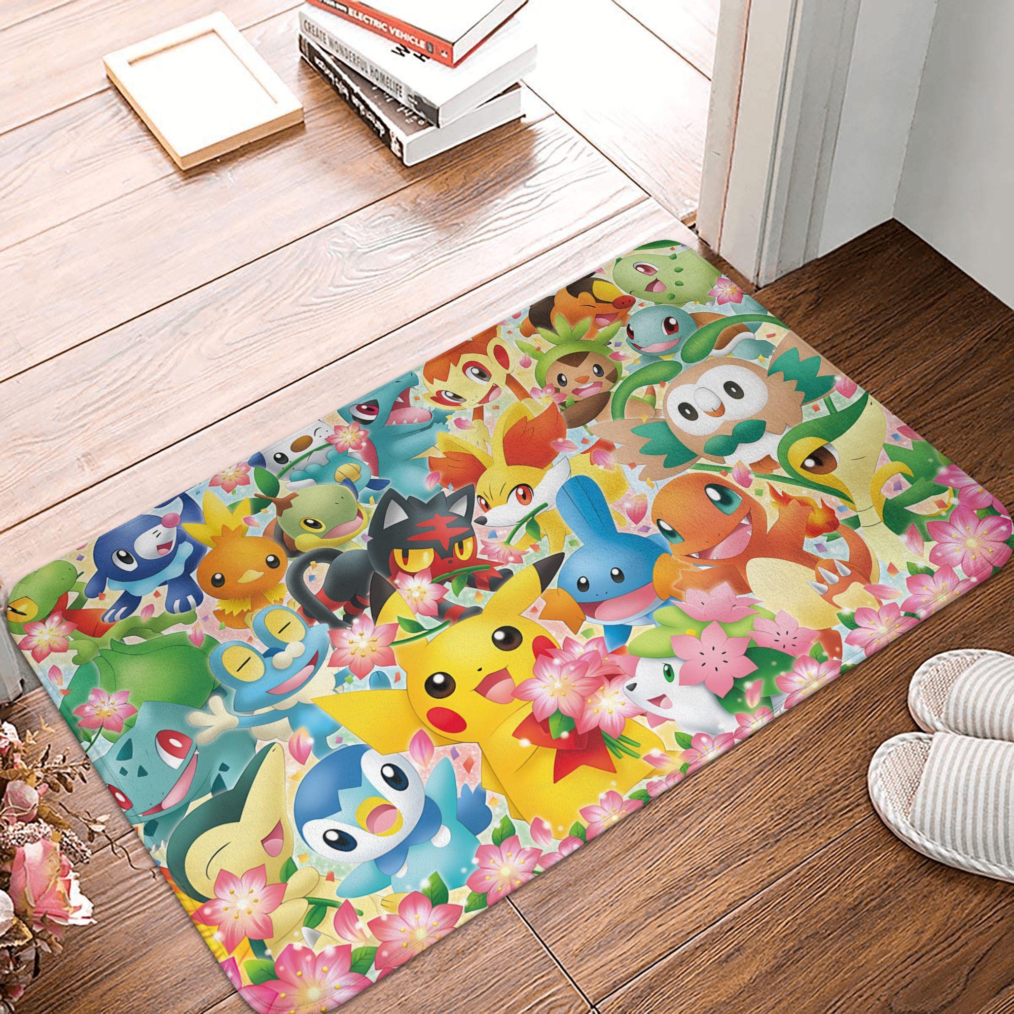 P-Pokemon Pikachus Doormat Mat Anti-Slip Kitchen Bath Toilet Rug Carpet 40*60cm 40x60cm
P-Pokemon Pikachus Doormat Mat Anti-Slip Kitchen Bath Toilet Rug Carpet 40*60cm 40x60cm