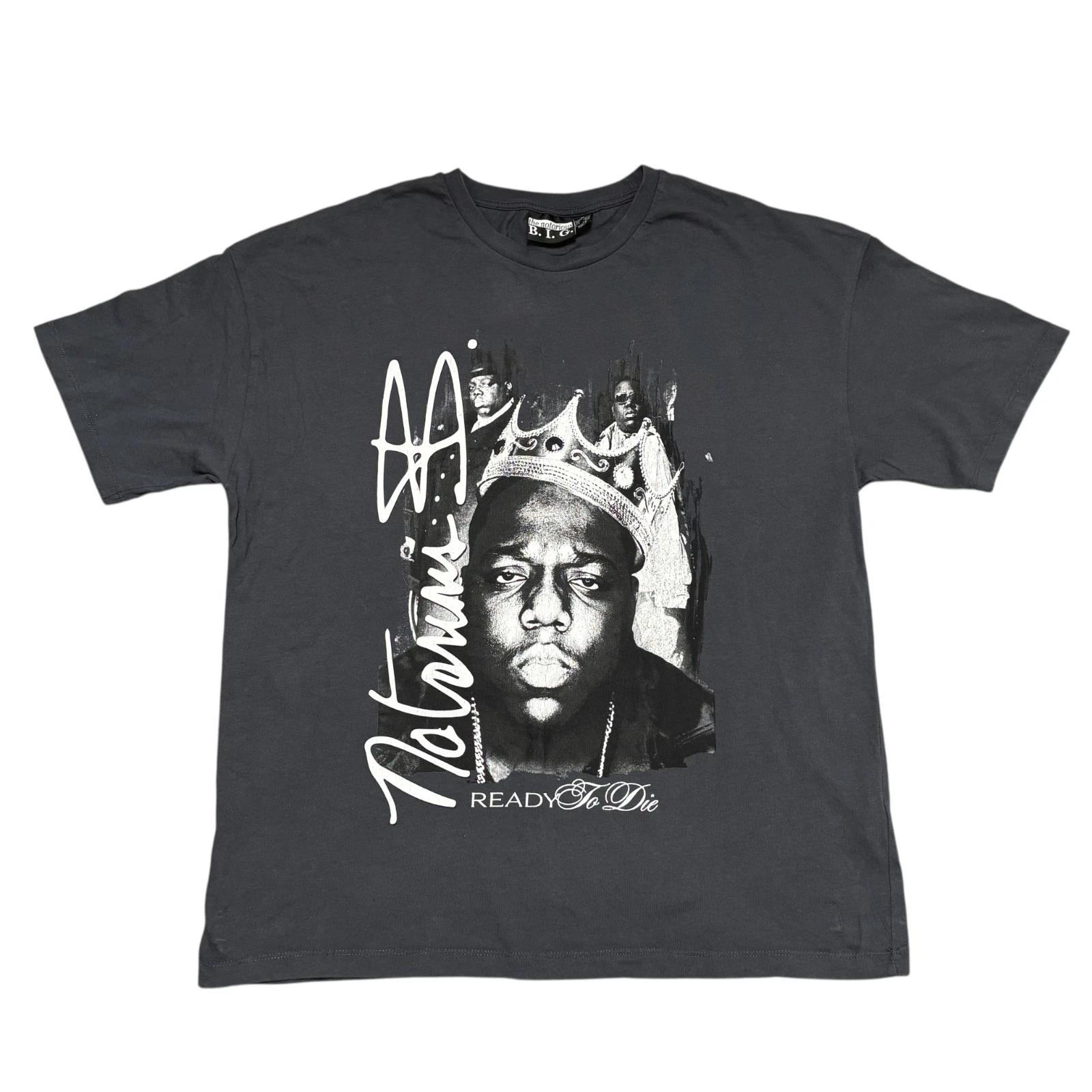 Notorious Big Shirt XL Gray Short Sleeve Crew Neck Hip Hop Rap Tee Music Merch 3XL
Notorious Big Shirt XL Gray Short Sleeve Crew Neck Hip Hop Rap Tee Music Merch 3XL