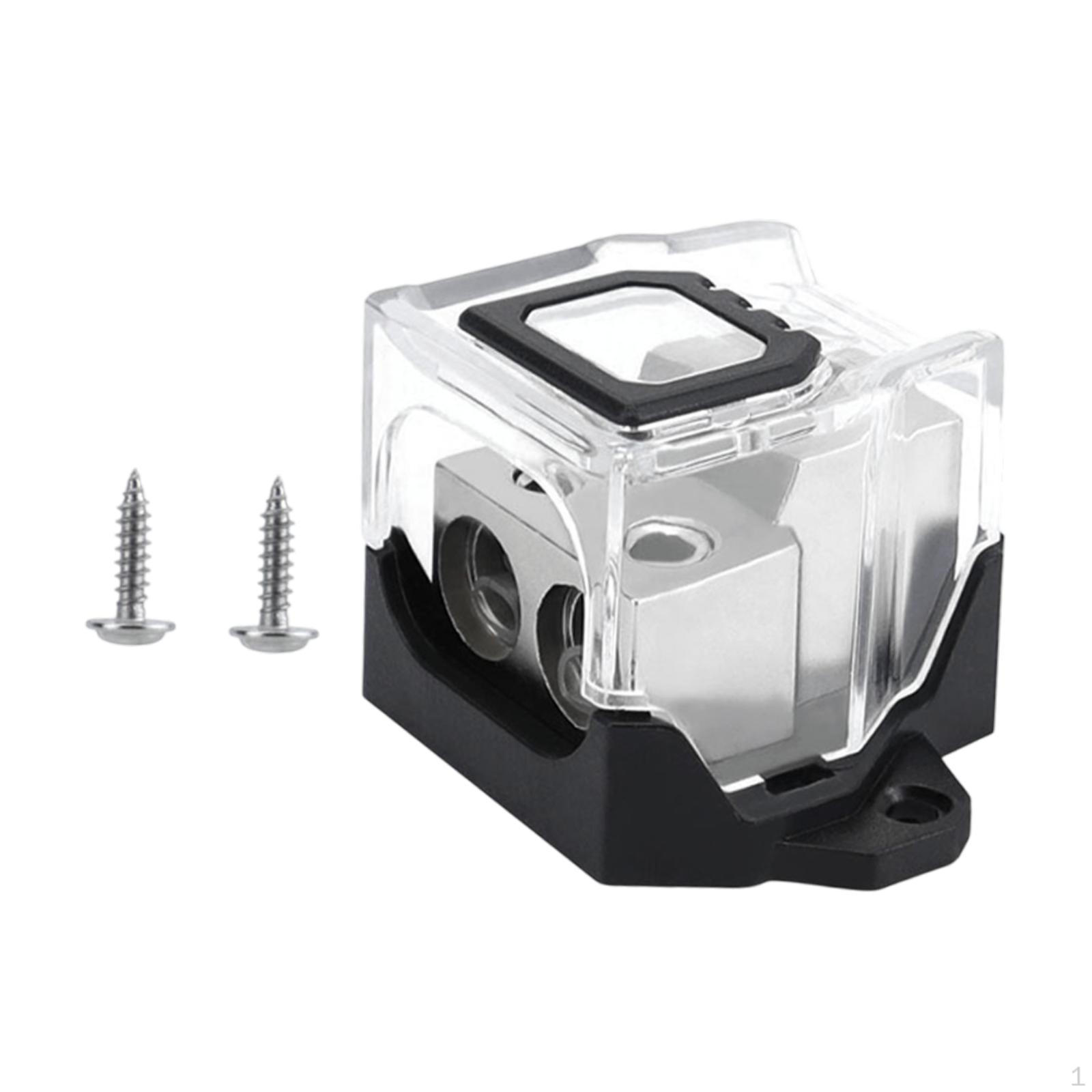 Power Distribution Block 12V High Performance Accessory Ground Distributor for Car Amplifier 2.7cmx3.8cmx2.3cm_2 Ways 1 to 2
Power Distribution Block 12V High Performance Accessory Ground Distributor for Car Amplifier 2.7cmx3.8cmx2.3cm_2 Ways 1 to 2