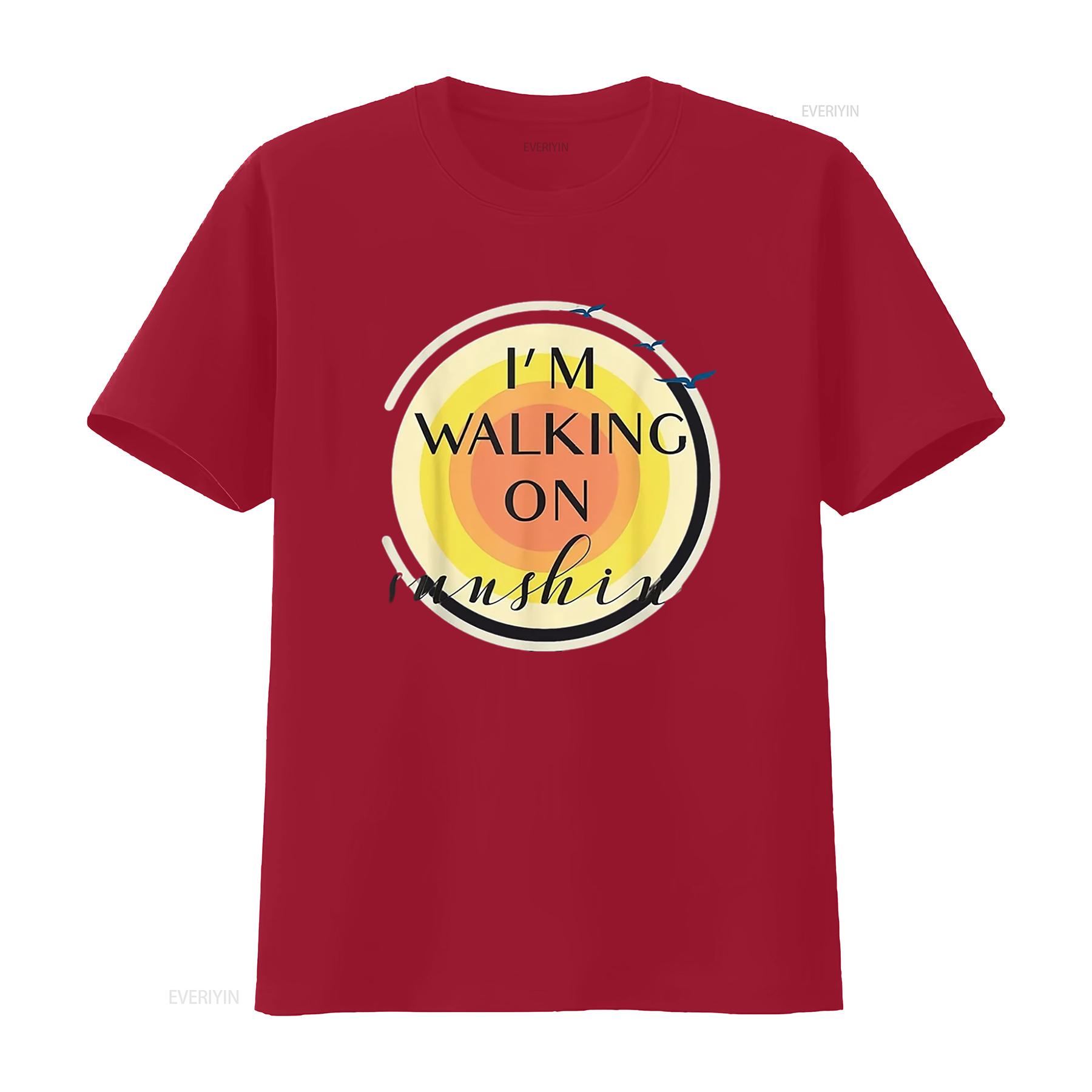 Womens I m Walking On Sunshine T Shirt vintage Washed Comfortable fashion Breathable Soft Casual Slightly Unisex streetwear S
Womens I m Walking On Sunshine T Shirt vintage Washed Comfortable fashion Breathable Soft Casual Slightly Unisex streetwear S