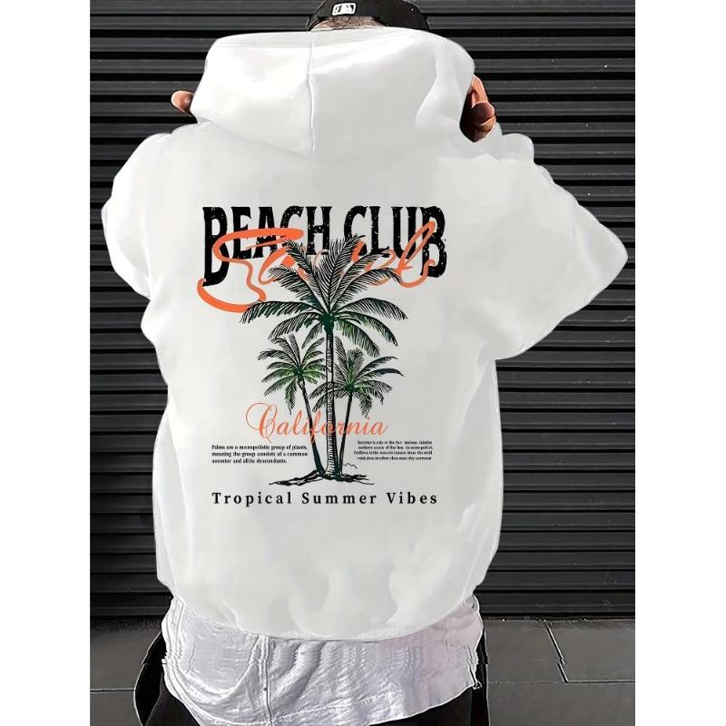 California Beach Club Coconut Tree Print Hoodie, turning tropical summer vibes into a trendy staple XXL чорний
California Beach Club Coconut Tree Print Hoodie, turning tropical summer vibes into a trendy staple XXL чорний